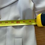 Hugo Boss  Katalla Crepe Open Front Blazer Size 8 Beige Cream Modern Minimalist Photo 5