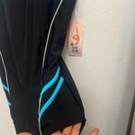 Women's Black and Blue Athletic Swimsuit Size M Photo 1