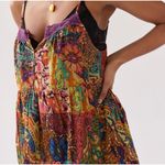 Urban Outfitters NWT  UO Womens Patchwork Boho Hanna Cecilia Tiered Mini Dress M Photo 2