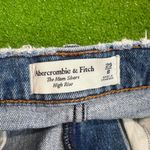 Abercrombie & Fitch Women's Size 29/8 The Mom Short High Rise Denim Distressed Photo 5