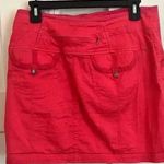Athleta  Trekkie skort cotton spandex blend pink cargo size 4 Photo 0