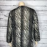 St. Bernard Classics Collection Size 20 Animal Print Duster Cardigan Jacket Photo 4