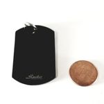 New dog tag style playboy bunny Pendant‎ Silver Photo 3