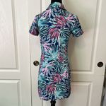 Sigrid Olsen GOLF TENNIS LEAF PRINT ATHLETIC POLO COLLARED DRESS Photo 1