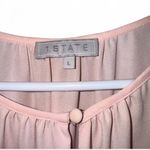 1. State  Blush Pink Sleeveless Blouse Photo 2