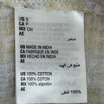 Style & Co Yellow & Gray floral Casual Button Down Shirt cotton casual Photo 6