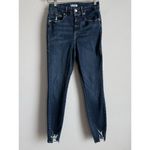 Good American Good Waist Jeans Chew Hem High Rise Medium Wash Women’s Size 8/29 Photo 2