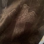 Dangerfield Cross Embossed Velvet Dress M NWT Black Size M Photo 4