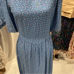 Vintage blue floral retro 60’s Photo 4