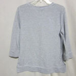 LIVE LOVE LOUNGE, SZ SMALL, GRAY STRIPE PULL OVER SHIRT Photo 2