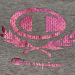 Champion NEW  women's large gray/metallic pink sweatshirt Photo 1