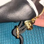 Betsey Johnson Purple and Black Floral Backpack EUC. No wear Photo 5