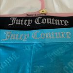 Juicy Couture Vibrant Blue and Black Lounge Shorts Photo 3