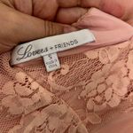Lovers + Friends Pink Saba Lace Crochet Mini Lace Dress Size Small Photo 6
