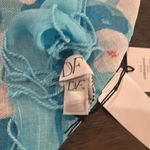Diane Von Furstenberg NWT  Linen Blend Lightweight Scarf Photo 6