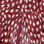 Cotton Candy Burgundy and White Romper Red Size M Photo 2