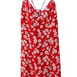 BriDGE Womens medium red Sleeveless Floral strappy spring sleeveless sun dress Photo 0
