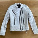 Boda Skins Kay Michaels Napa Leather Jacket in White Size undefined Photo 7