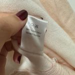 Chicwish  Soft Blush Pink Ribbed Hem Drape Cardigan Waterfall Size Small Medium Photo 5