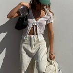 Princess Polly  Copeland Off White Relaxed Fit Straight Leg Jeans 2 Photo 7