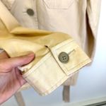 Gap Vintage  Denim Barn Chore Coat‎ Cream Size L Photo 3