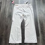 7 For All Mankind Jen7 by  Belted Wide Leg Trouser Pants Size 18 Off White NWT Photo 10