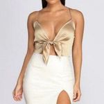 Windsor Sleek In Satin Bodysuit Photo 0