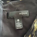 Aqua Black Gold Vneck Printed Ruched Women's Mini Dress Size XS New Photo 14