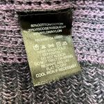 Nic+Zoe Cardigan Sweater Womens XL Green Purple Stripe Draped Front Long Sleeve Photo 8