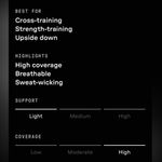 Nobull NWT Matte High-Neck Sports Bra - XS - Dark Shadow (Gray) Photo 6