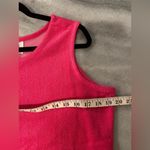 NWOT Metropolitan Size S Bright Pink Terry Cloth Tank Sun Dress Coverup Pockets Photo 7