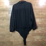 Avenue  Size 18/20 Brown Button Down Collared V-neck Super Cute Top Great… Photo 1