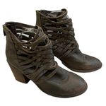 Free People  Carrera Leather Strappy Zip Booties Photo 2