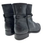 Frye Melissa Seam Short Boots Leather Black Size US 6 Photo 8