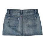 Gap Denim Button Embroidered Mini Skirt Photo 3