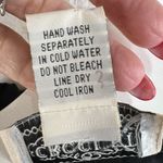 Vintage M Blazer Croquet Club 100% Silk Women Black Lined Shoulder Pads 1 Button Size M Photo 7