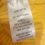 VICI Ribbed Knit Sweater size Medium Yellow Drop Shoulder Crewneck Oversized Photo 3