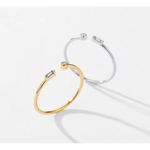 Boutique NEW Dainty White Gold Filled Ring with Baguette and Round Simulate, Adjustable‎ Photo 9