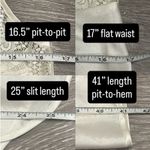 Victoria's Secret Victoria’s Secret Gold Vtg 80s Ivory Satin Lace Maxi Slip Bridal Coquette Medium Photo 11