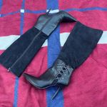 Nine West Jelizao black suede leather tall heeled full zip up boots
Women’s 7M Photo 1