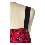 Adelyn Rae  Dress Women XS Red Floral Tiered Ruffle Isabel Midi Boho Party Summer Photo 5