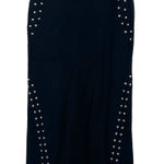 Sioni Size Medium Dress Black Studded Sleeveless Maxi Sheath Punk‎ Goth Rock Photo 0