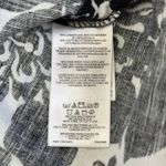 Brooks Brothers  Black & White Floral Linen Cotton Tunic Top – Women’s Large Photo 5