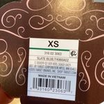 Knox Rose NWT  Off Shoulder Velvet Top Blue Gray XS Holiday Party Festival Photo 4