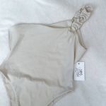 JOUES DE SABLE Sheida One Shoulder Ivory One Piece Swimsuit White Size XL Photo 3
