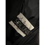 Soluna Swim Standard Buckle Up One Piece Bandeau Swimsuit Size XL Black Photo 6