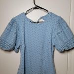 Free People Tie-Back Mini Dress | Eyelet Dress | Spring Dress | Size Large Photo 7