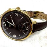  Hybrid watch, leather Fossil watch band Photo 1