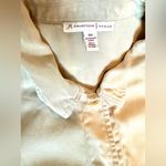 JM Collection Women’s Plus Jacket 18W Button Down Relaxed Tan Photo 2
