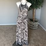 Gap  Women’s Printed Paneled Maxi Dress Grey Print Photo 1